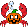Crab Halloween Pumpkin