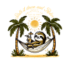 Chill Out Sloth Beach Party T-Shirt - Mocktail