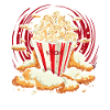 Bright popcorn