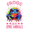 Bunter Frosch Farbkleckse Farbspritzer