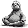 Sloth Yoga Relaxation Chilling Gift