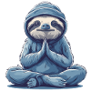 Sloth Yoga Relaxation Chilling Gift