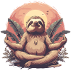 Sloth Yoga Relaxation Chilling Gift