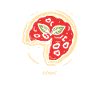 A minimalist pizza
