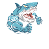 Requin biceps tatouage j’aime papa