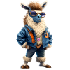 Hipster Lama
