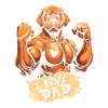 Labrador I Love Dad