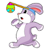 Bunny Easter Jogging