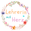 Lehrerin mit Herz - personalisierbar