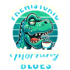 Grumpy Trex Dinosaur With
