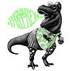 Par T Rex gruen