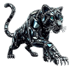 Cat Black Crystal Cat