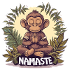 Yoga, Monkey, Relaxation, Chilling, Meditation