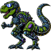 T-Rex Cyborg, Futuristic Dinosaur