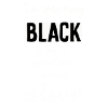 I'm wearing Black