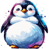 Fat Penguins Penguin Family Cute