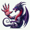 dragon waving