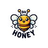 Oh miel - Illustration d’abeilles