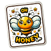 Oh miel - Illustration d’abeilles