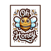 Oh miel - Illustration d’abeilles