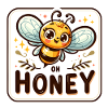 Oh miel - Abeilles Illustration