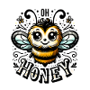 Oh miel - Illustration d’abeilles