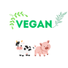 VEGAN WEIL TIERE LEBEN!