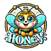 Oh miel - Illustration d’abeilles