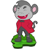 Monkey Halloween Vampire