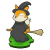 Fuchs Halloween Hexe