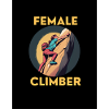 female climber retro