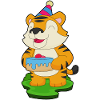 Tiger Birthday Cake