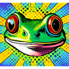 Frog Pop Art