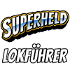 Superheld, clever getarnt als Lokführer