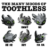 Cómo entrenar a tu dragón de forma fácil Toothless Moods