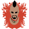 Far Cry 3 Chest-logotyp och skurken Vaas Montenegro