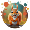 Écureuil mignon
