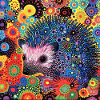 igel, bunt, tier, geschenk, geschenkidee