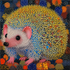 igel, bunt, tier, geschenk, geschenkidee