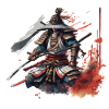 Samurai / Japanese / Harakiri / Katana / Man