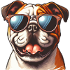 Cute Bulldog The Model