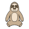Sloth Motif Animal