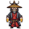 Samurai / Japanisch / Harakiri / Katana / Mann