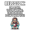 Rolig Anti Religion Ateist Agnostiker