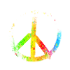peace sign speckled 02