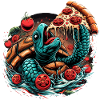 Turtle Pizza Tomato Design