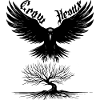 Crow Heaux Einzigartiges Krähendesign.