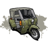 Duo DDR tricycle - illustration
