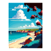 Mornington Halbinsel Australien Reiseposter