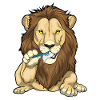 Lion Brushing Toothbrush